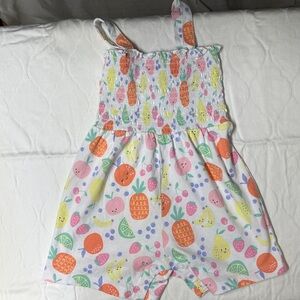 Garanimals Multicolor Fruit Print Baby Romper 24 mos. BB8